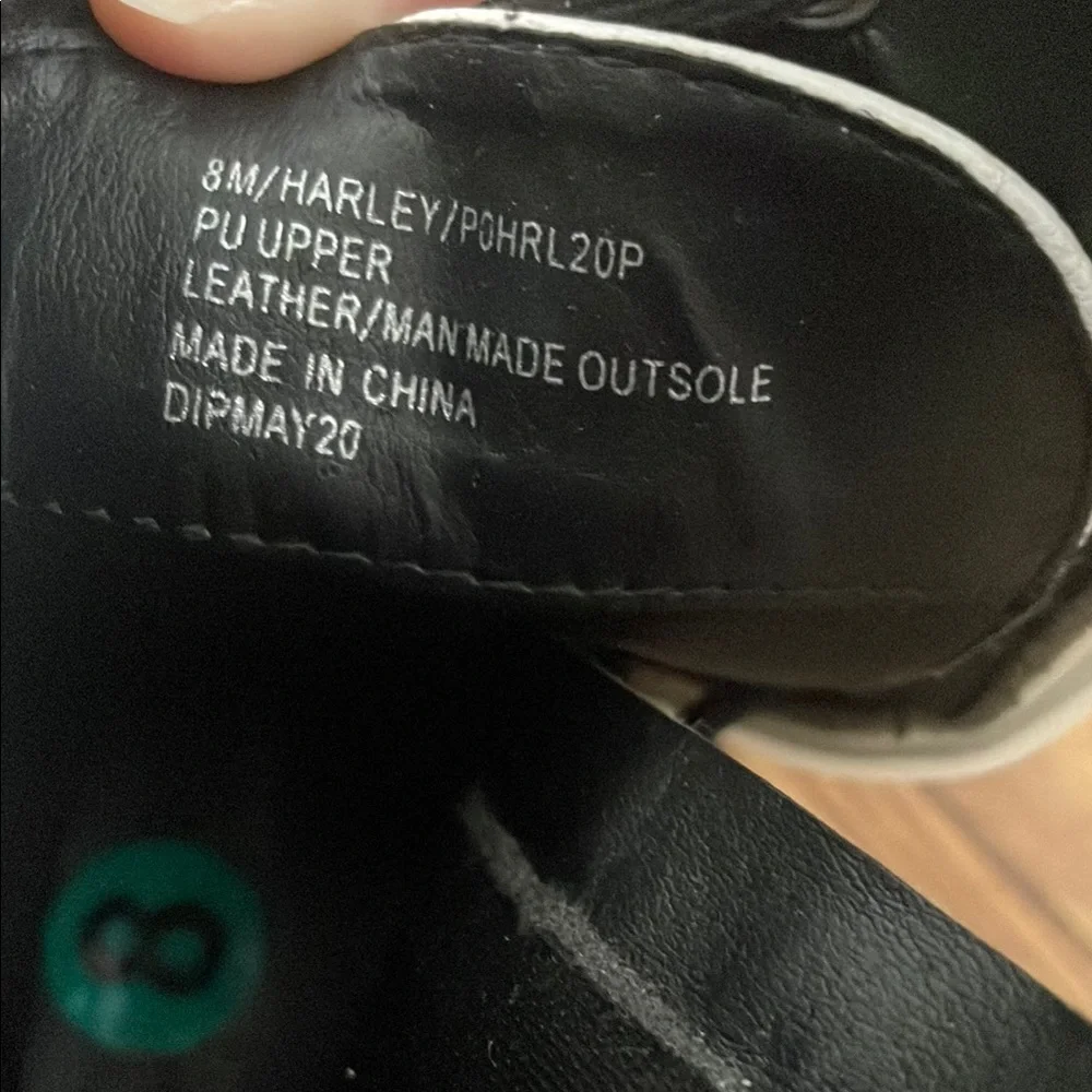 Sincerely Jules White Lace-Up Boots with Black Soles - Picture 5 of 5